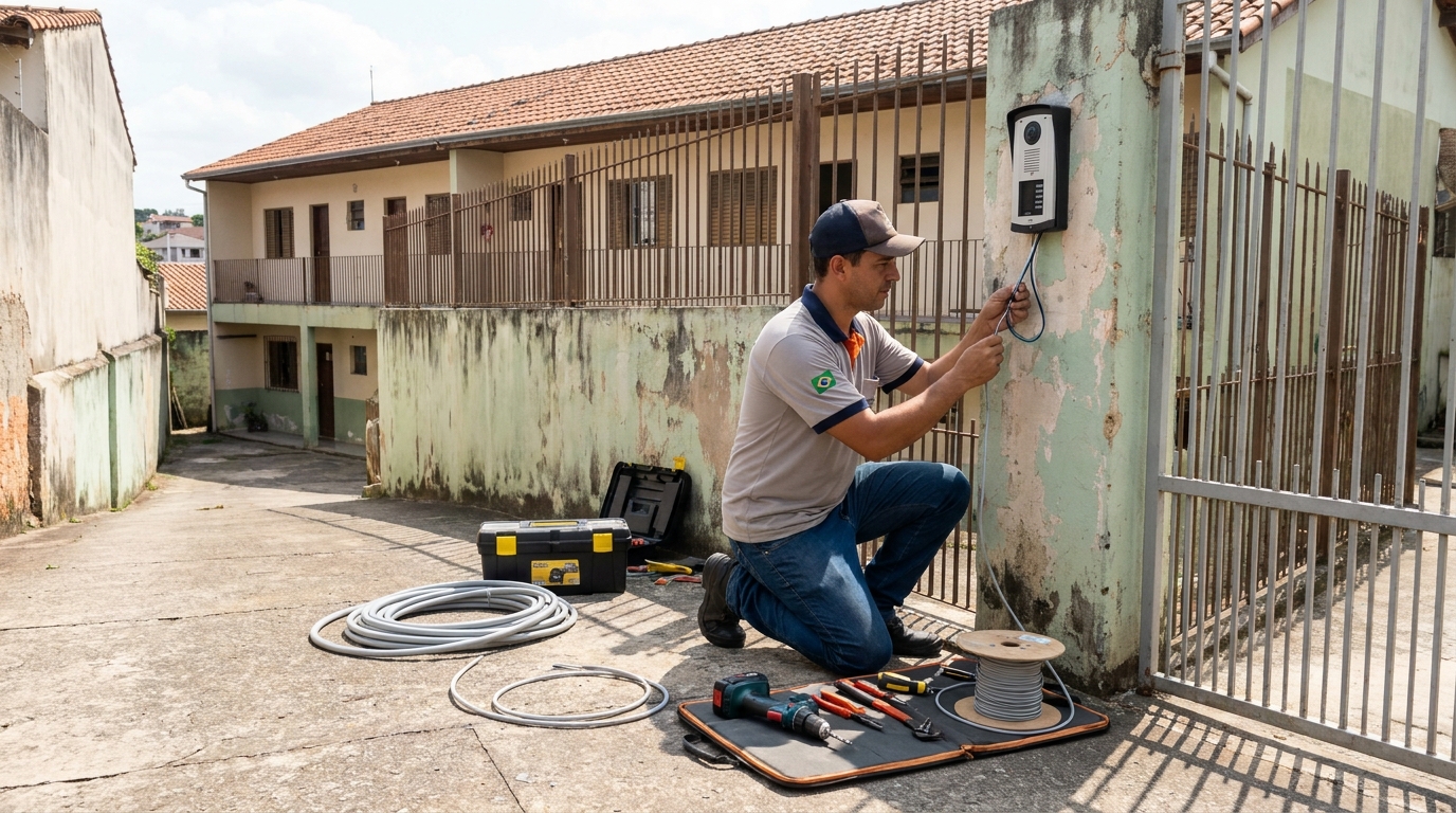 Instalação de porteiro eletrônico em Belo Horizonte‑MG