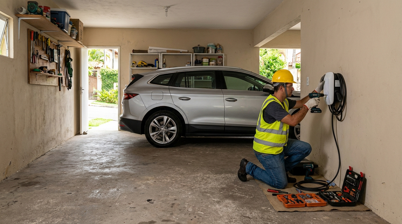 Instalação em garagem ou condomínio em Belo Horizonte‑MG